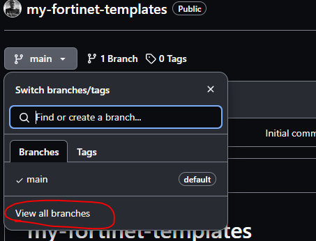 Renaming Default Branch